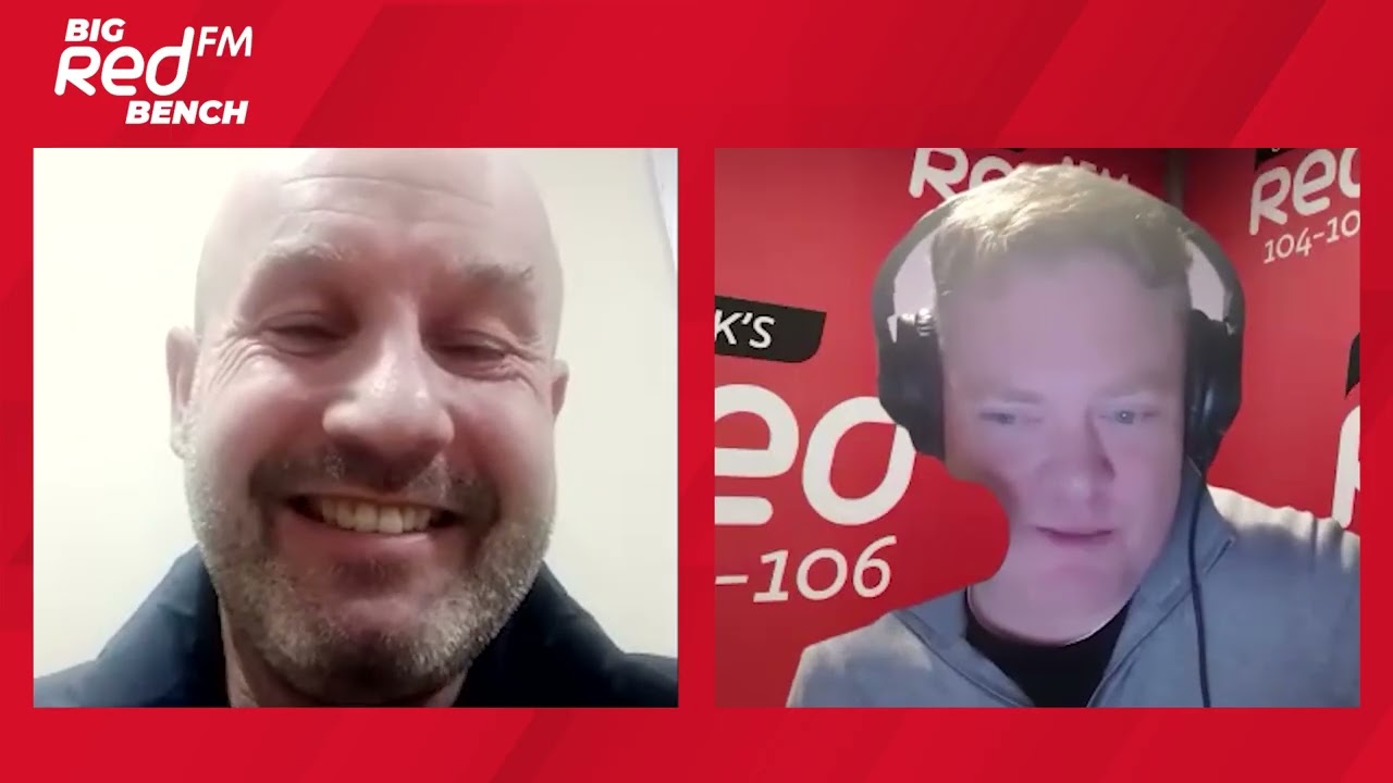 Cork minor camogie boss Mossy O'Sullivan speaks to the Big Red Bench