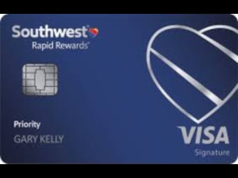 Applying for the Southwest Rapid Reward Priory Credit Card