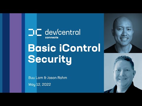 Basic iControl Security - DevCentral Connects