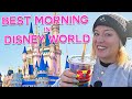 Disney world rope drop magic kingdom  best morning with rides breakfast characters crowds