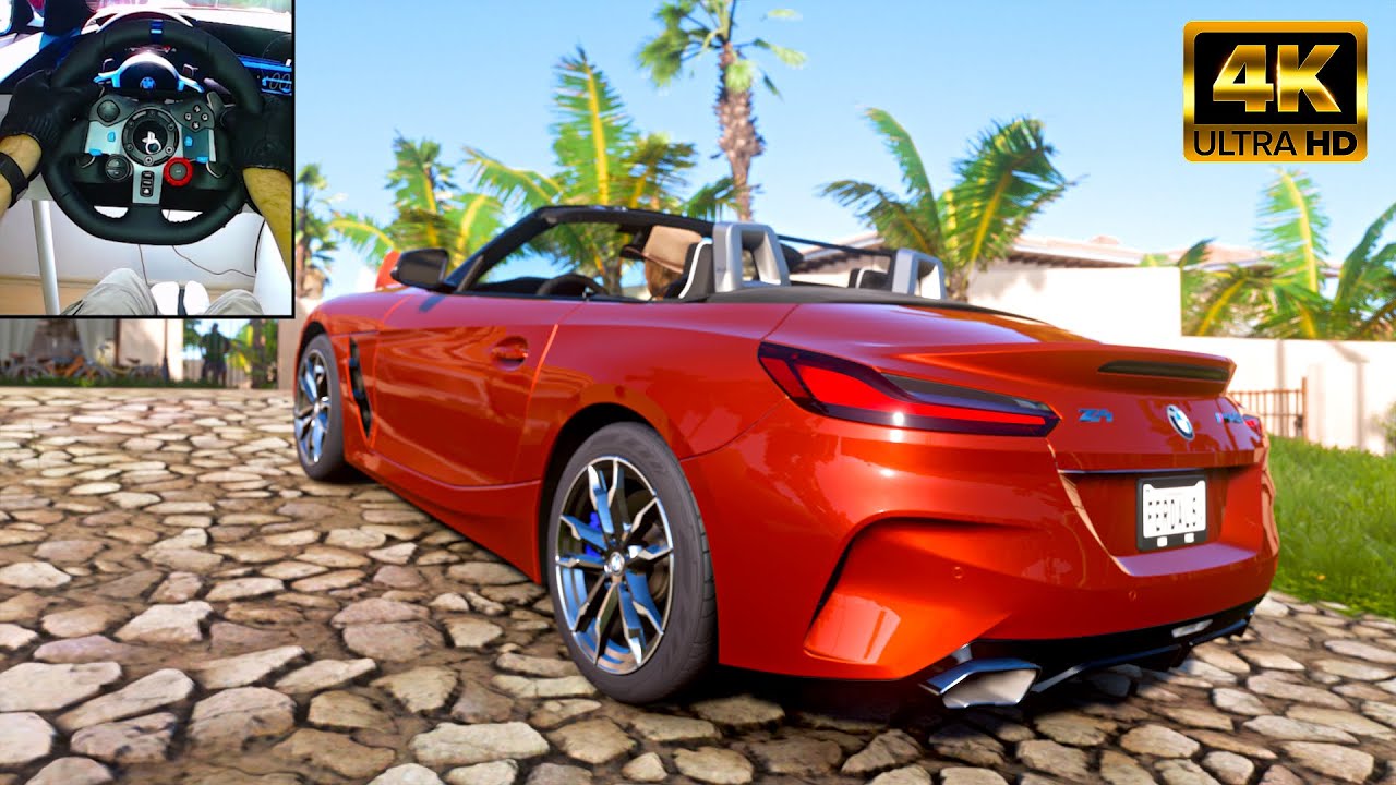BMW Z4 Roadster 2019 Forza Horizon 5 Logitech G29 Steering Wheel Gameplay YouTube