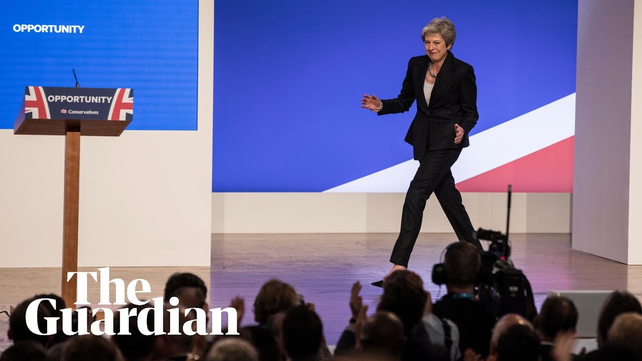 May recounts her greatest mis-hits at start of conference speech