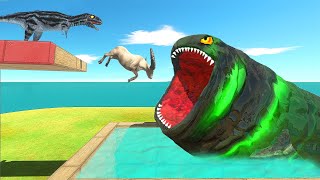 Find Correct Path And Don't Fall Into Bloop's Mouth - Animal Revolt Battle Simulator