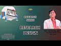 Research research design  research series  dr sk dhal sir  sociology upsc2024  ugcnet2023