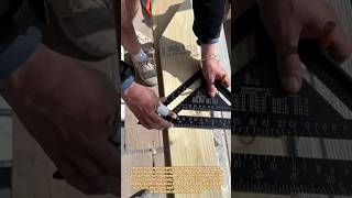 Roof Framing Hack #RoofFraming #CarpentryHack #ConstructionTrick #SpeedSquare #WoodworkingHack