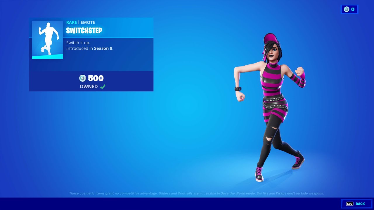 JETT Skin in Fortnite ITEMSHOP (preview with Switchstep Emote) - YouTube
