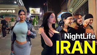 IRAN 2024 🇮🇷 TEHRAN City Nightlife | Amazing Iranian Girl’s Street Style!!! ایران