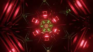 Abstract Background Video 4k Red Green Metallic Wireframe VJ LOOP NEON SciFi Free Calm Wallpaper