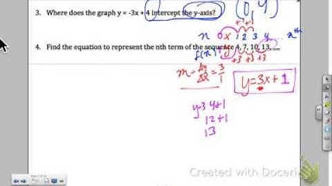 Linear Equations Test Review Q 03-4