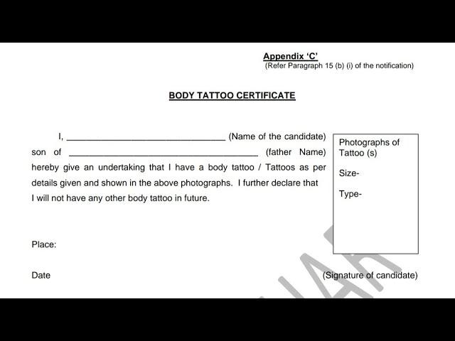 tattoo certificate🥰🥰 | PeakD