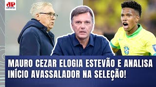 "O ESTEVÃO na SELEÇÃO está SE IMPONDO como..." Mauro Cezar É DIRETO em ANÁLISE após NOVO GOL!