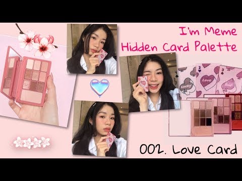 I'm Meme Hidden Card Palette🎨Cherry Blossom Makeup Look🌸|Daily Vlog|Đông Anh🦄