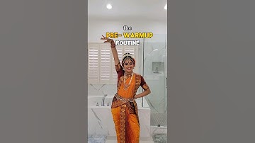the Pre- Warmup Routine #kuchipudi #indianclassicaldance #dance #dancecostume