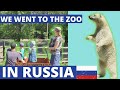 WE WENT TO A SIBERIAN ZOO | Australian family day out at Novosibirsk zoo | Backyard Russia Vlog #009