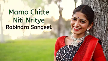 Mamo Chitte Niti Nritye | Rabindra Sangeet | Bharatanatyam by Sukanya Kumar | Rabindranath Tagore