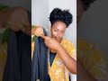Quick Scarf style On Natural 4c Hair.