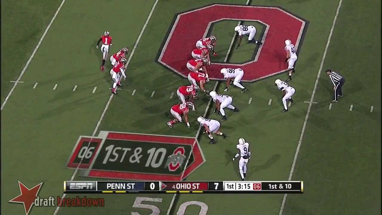 #34 Carlos Hyde, RB, Ohio St vs Penn St '13