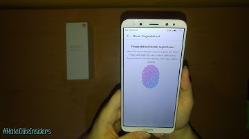 Fingerabdrucksensor einrichten: Huawei Mate 10 Lite / #Mate10LiteInsiders