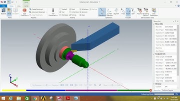 Lathe operations by using mastercam 2018.|| LATHE OPERATIONS IN MASTERCAM 2018.