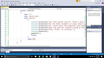 C# Text Adventure Game