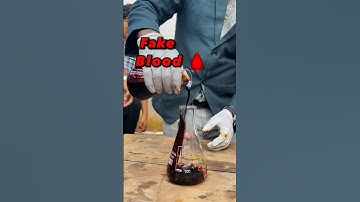 Fake blood 🩸 | science 🧬 experiments | chemistry | science fair