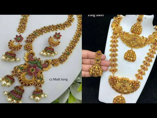 GORGEOUS LONG HARAM JEWELLERY DESIGN 
