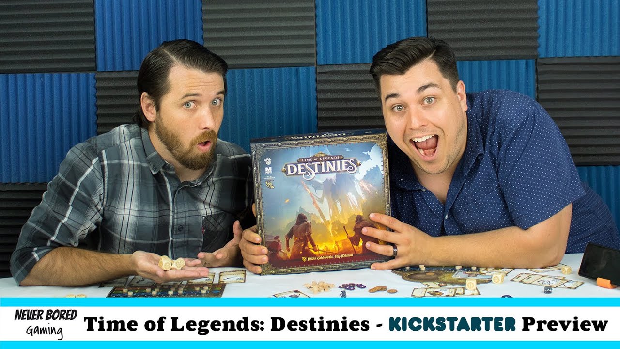 Time of Legends Destinies Kickstarter Preview (Board Game) YouTube