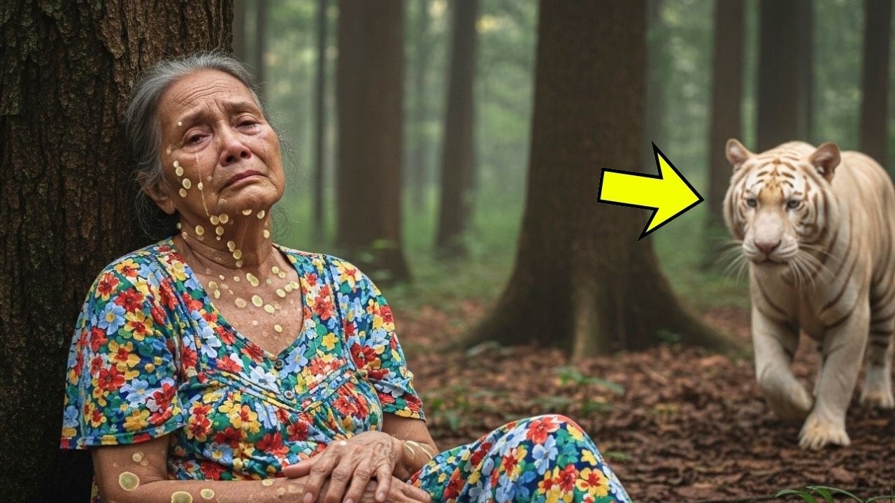 SOBRINO MILLONARIO abandona TÍA ANCIANA HERIDA en BOSQUE CON HONGOS, TIGRE ALBINO aparece…