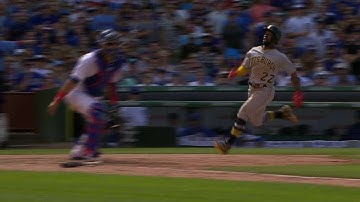 PIT@CHC: Bell plates McCutchen with a single to right