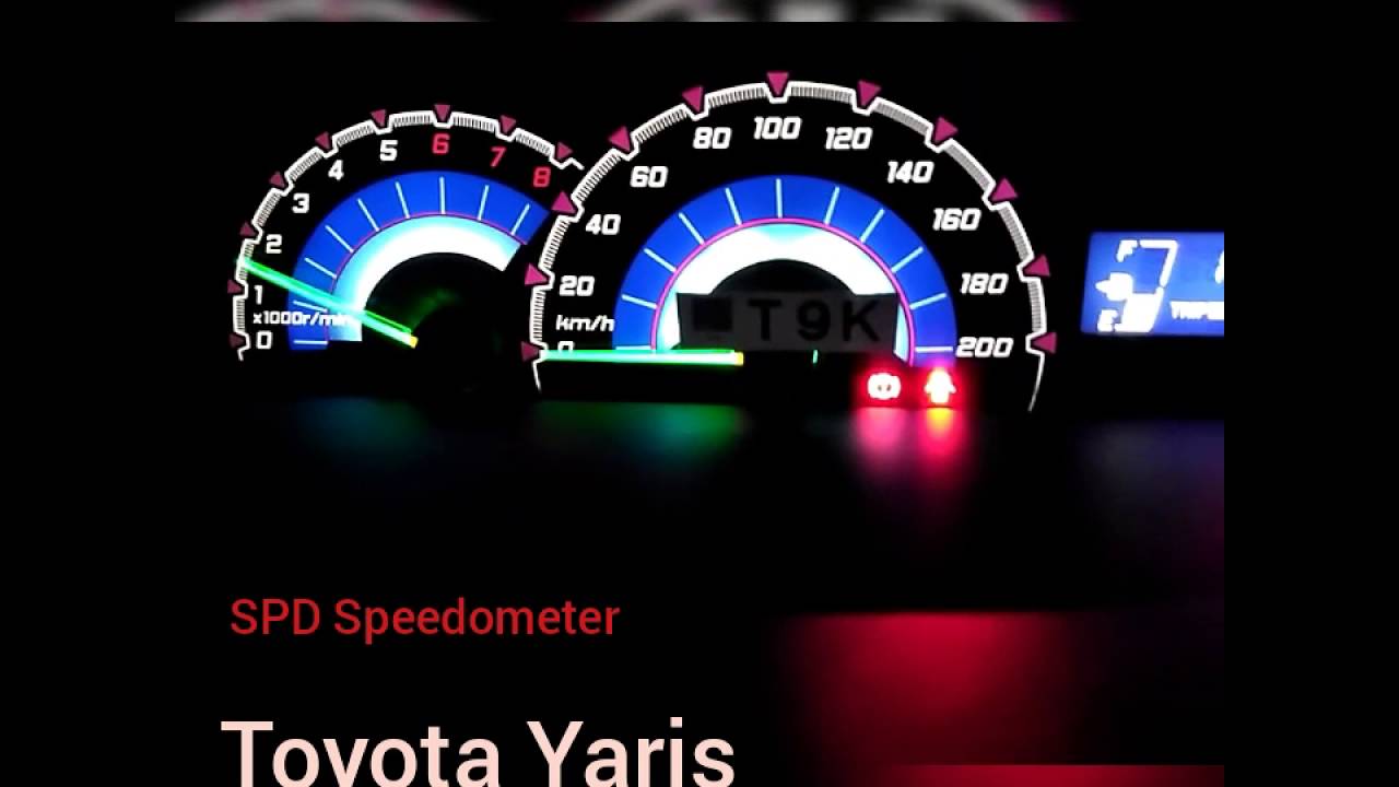 SPD Speedometer Variasi Toyota Yaris YouTube