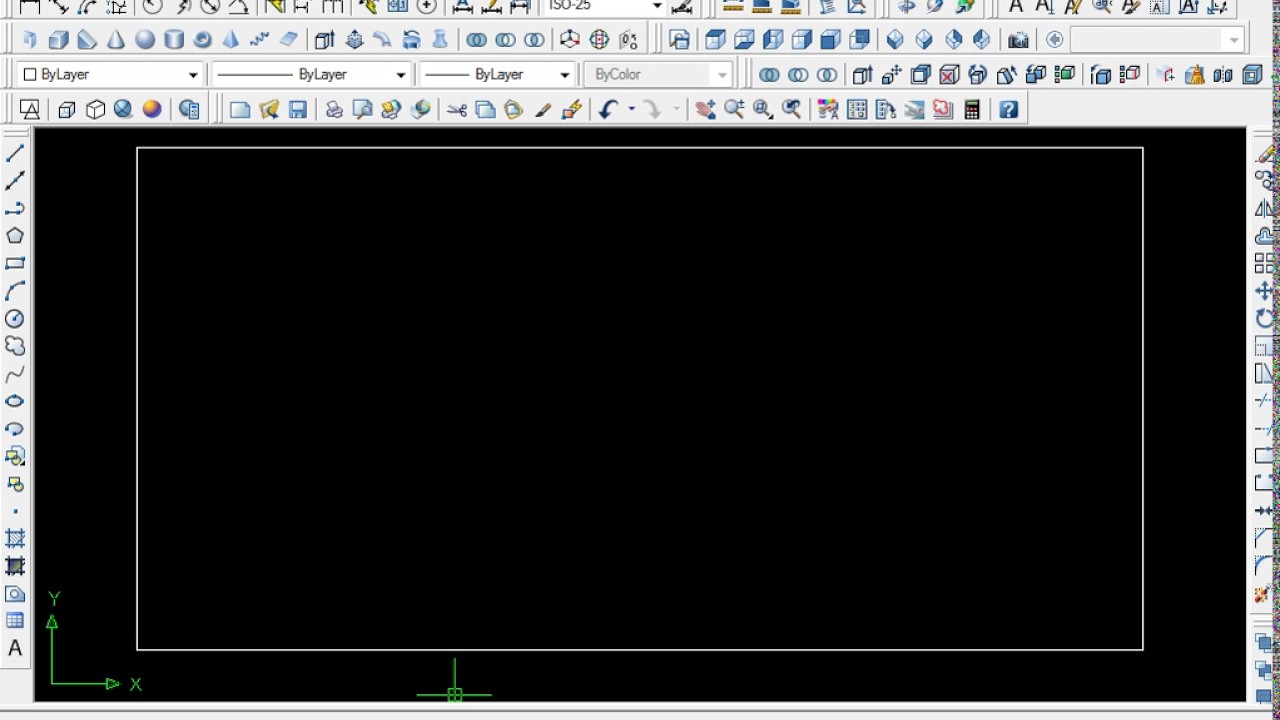 How to use the rectangle commandes in AutoCAD 2007 YouTube