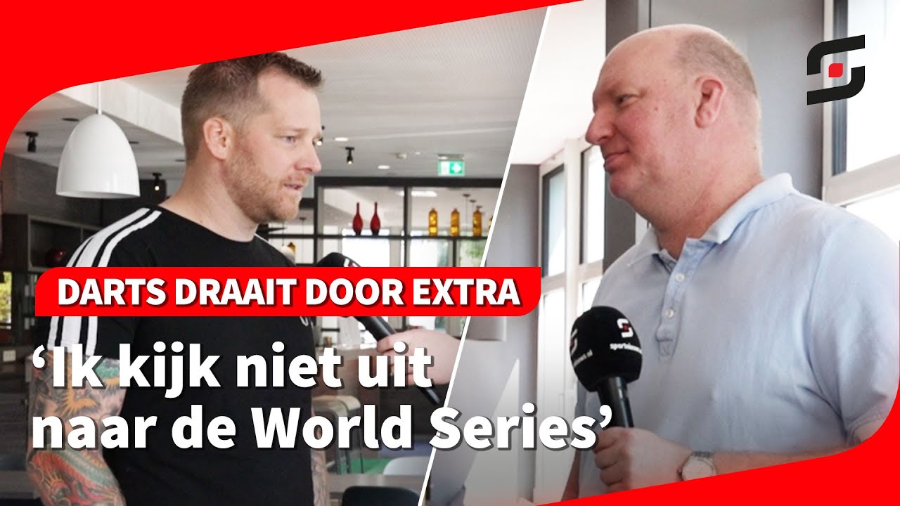 Van Dongen staat voor 'afscheid': ‘Wordt depressief als je daaraan denkt’ | Darts Draait Door EXTRA