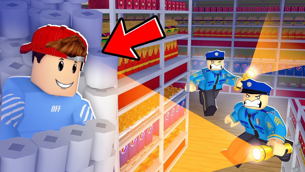 NACHTS im SUPERMARKT überleben in Roblox!