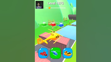 Shape-shifting Funny Race Gameplay new hyper casual game Level-1875 #shorts #gameplay #shapeshifting