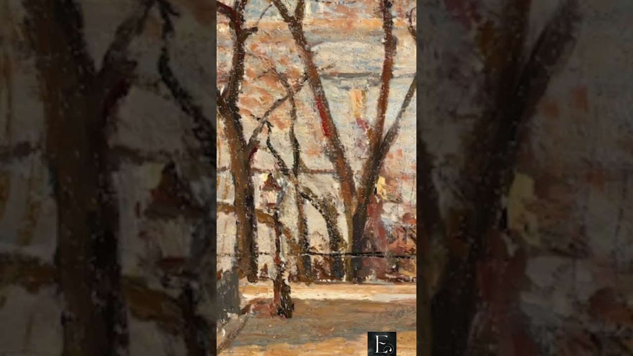 He painted The Louvres. Now he's inside it