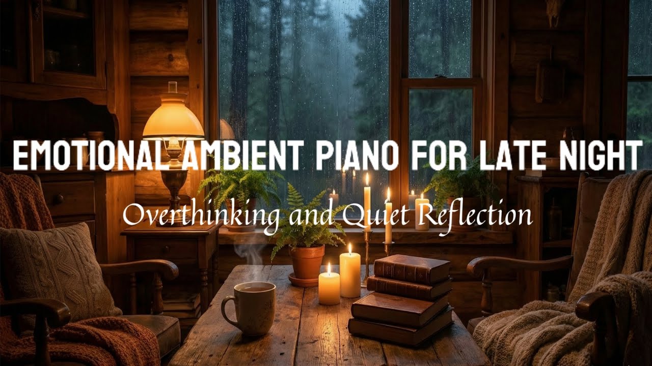 Emotional Ambient Piano for Late Night Overthinking and Quiet Reflection