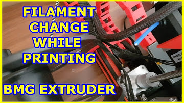 How to change Filament while printing | The Secret you need to know | Using a BMG Extuder w Ender 3