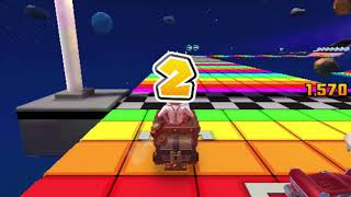 SNES RMX Rainbow Road - Mario Kart Tour #TeamLuigi