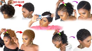 5 Tiktok low cut crochet hairstyle/ Beginner Friendly