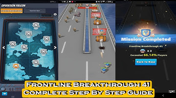 Frontline Breakthrough Level 41 Complete Step by Step Guide In Slow Motion 🔥