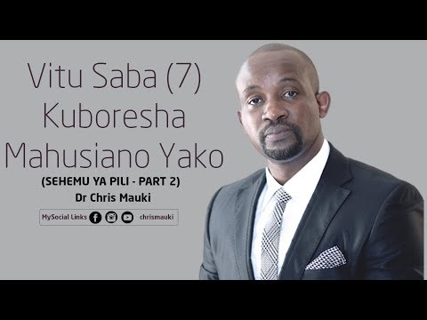 Video: Jinsi Ya Kuboresha Mahusiano Baada Ya Mabishano
