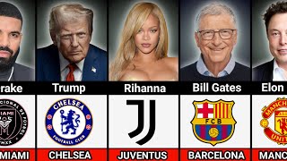 Famous People And Their Favorite Football Clubs
