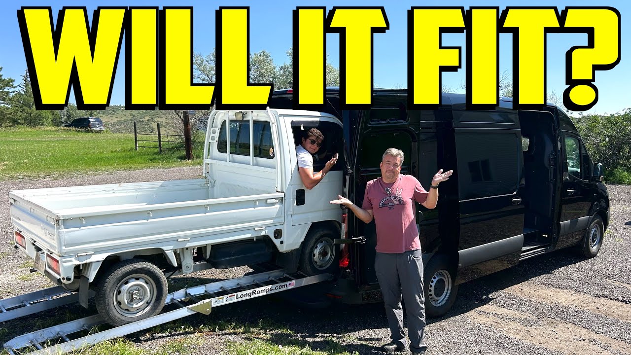 This Mercedes eSprinter Van Is HUGE! But Is It Big Enough to Fit a Whole TRUCK Inside?