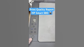 How to Print Quality Test Report HP Smart Tank 580 Printer?