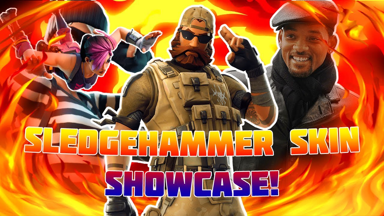Sledgehammer Skin Showcase! (Fortnite Battle Royale) YouTube