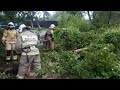 Ликвидация последствий урагана в Свердловской области — видео