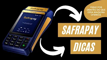 Como desligar a máquina de cartão SafraPay?