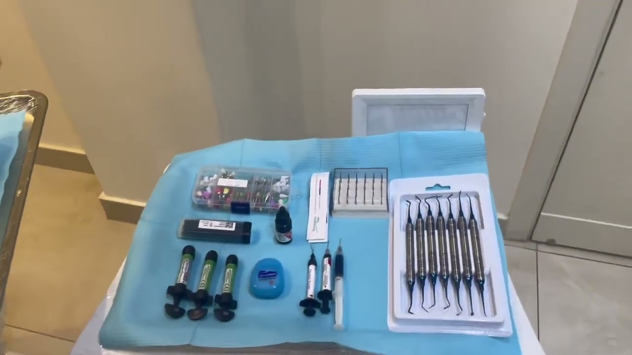 كيف تصبحي مساعده طبيب اسنان الجزء الخامس( تحضير حشوات كومبزت للدكتور)تعلمي كيفيه تحضير حشوات للطبيب 