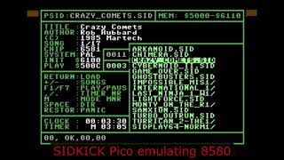 C64G / SIDKick Pico, 8580R5 emulation