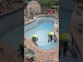 Swimming Pool Restoration #restoration #ai #pool #swimmingpool #workers #viral #construction #luxury